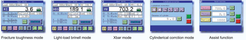 manual hardness tester lcd touch panel